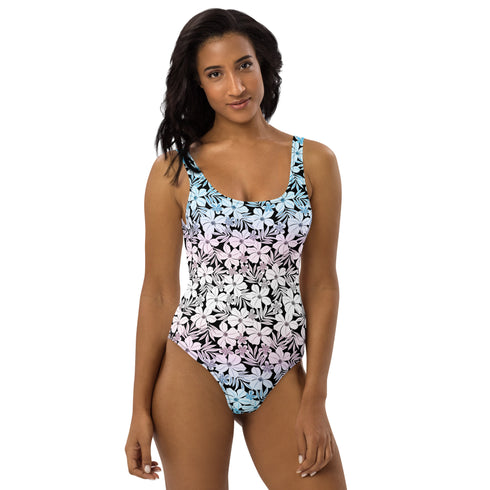 Transgender Pride Aloha One-Piece Swimsuit